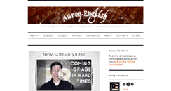 Desktop Screenshot of aaronenglish.com